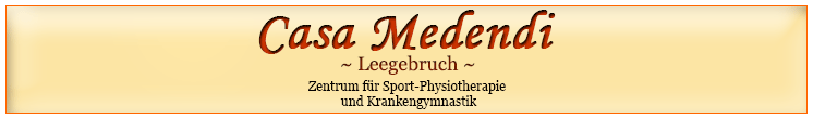Casa Medendi - Leegebruch Zentrum für Sport - Physiotherapie und Krankengymnastik